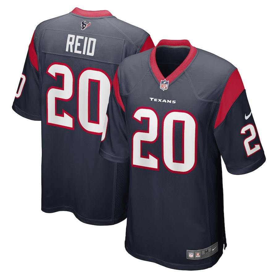 Men Houston Texans #20 Justin Reid Nike Navy Game NFL Jersey